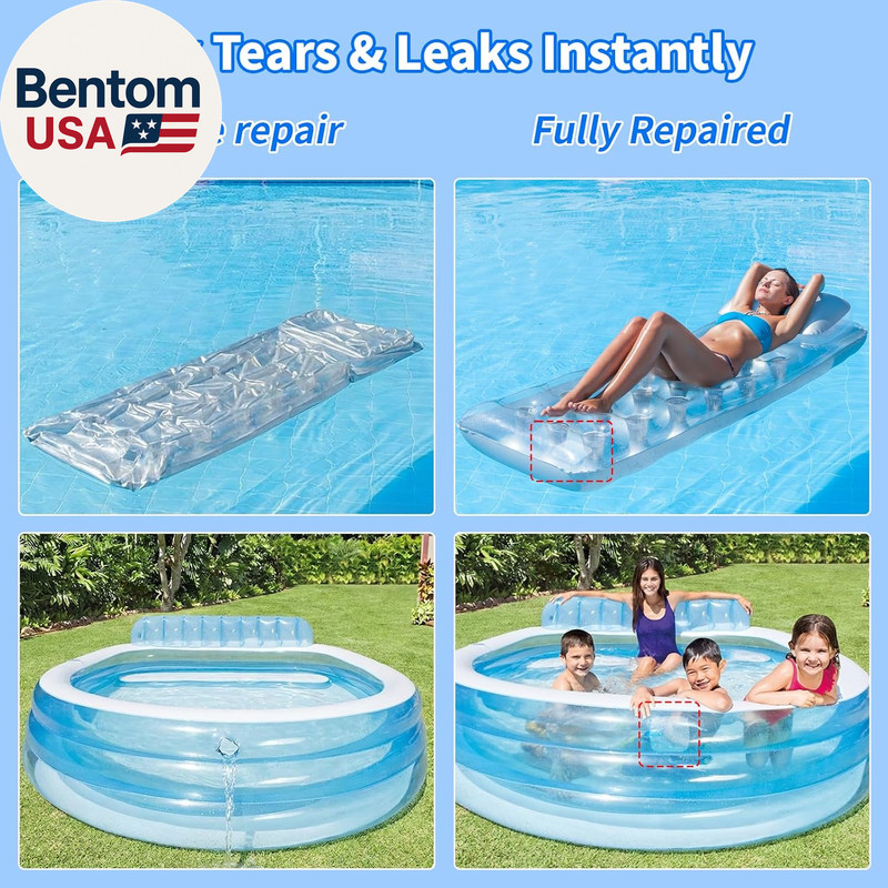 Extra Large Pool Patch Repair Kit, 4Ft X 2.8Ft TPU Heavy Duty Vinyl Pool Liner P gallery