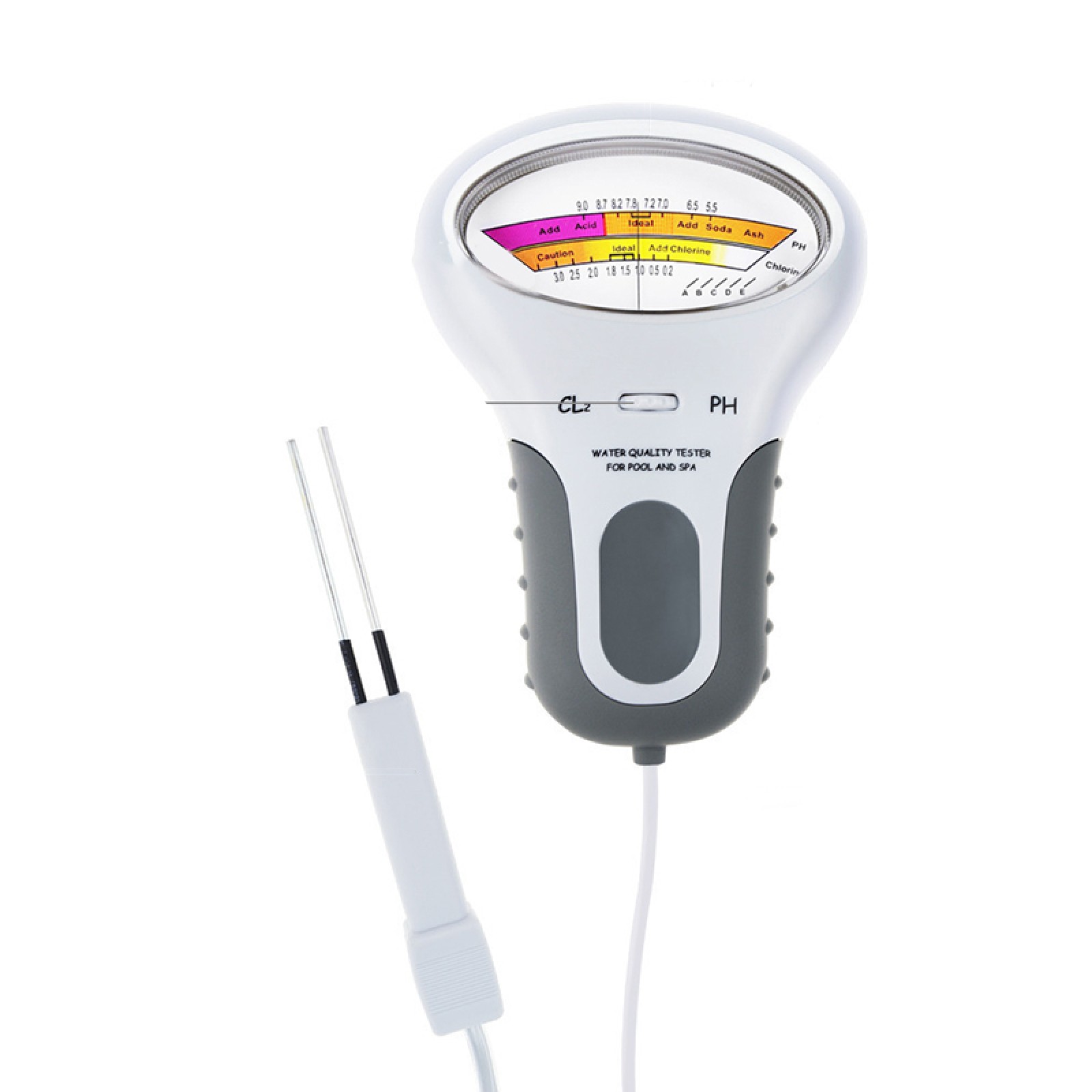Swimming Pool Digital Water Quality Monitor PH/CL2 Chlorine Tester with Probe gallery