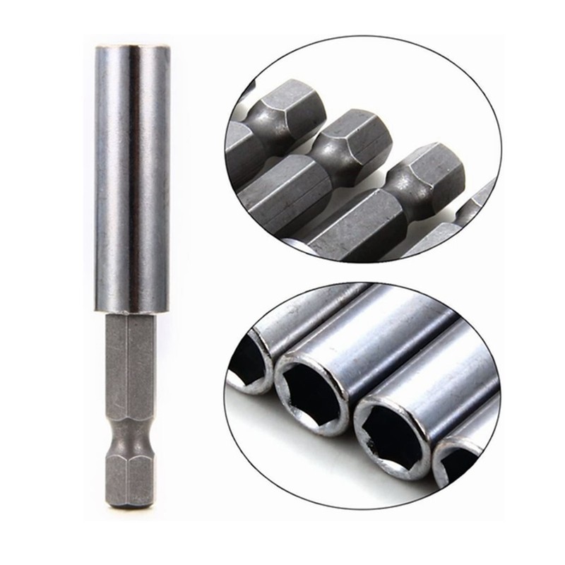10Pcs Compact Magnetic Bit Tip Extensions Holder 1/4" Hex Shank Drive Guide N513 gallery
