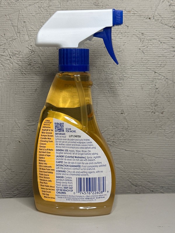 Orange De-Solv-It Citrus Solution Odor Stain Remover gallery