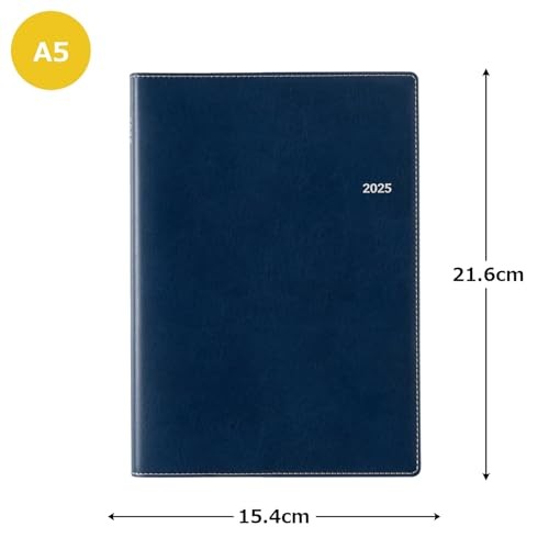 NOLTY Planner 2025 April Start A5 Weekly Memo Ecrit 2 Navy 9673 gallery