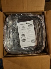 Copper Chef 11″ 2 in 1 Stackable Steamer Pan Extender Ring & Tray Cookware NEW