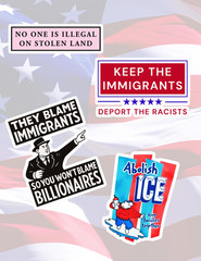 Anti Ice 4pc Stickers Pack