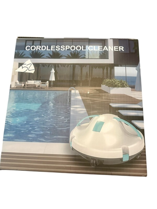 Cordless Robotic Pool Cleaner Vacuum IPX8 Waterproof 5200mAh Recharge 120 Mins gallery