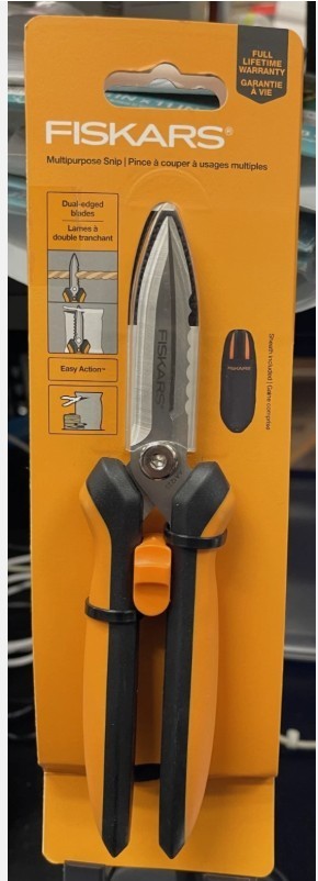 Fiskars Multipurpose Snips Dual-Edged Blades W/Sheath Brand New Free Shipping gallery