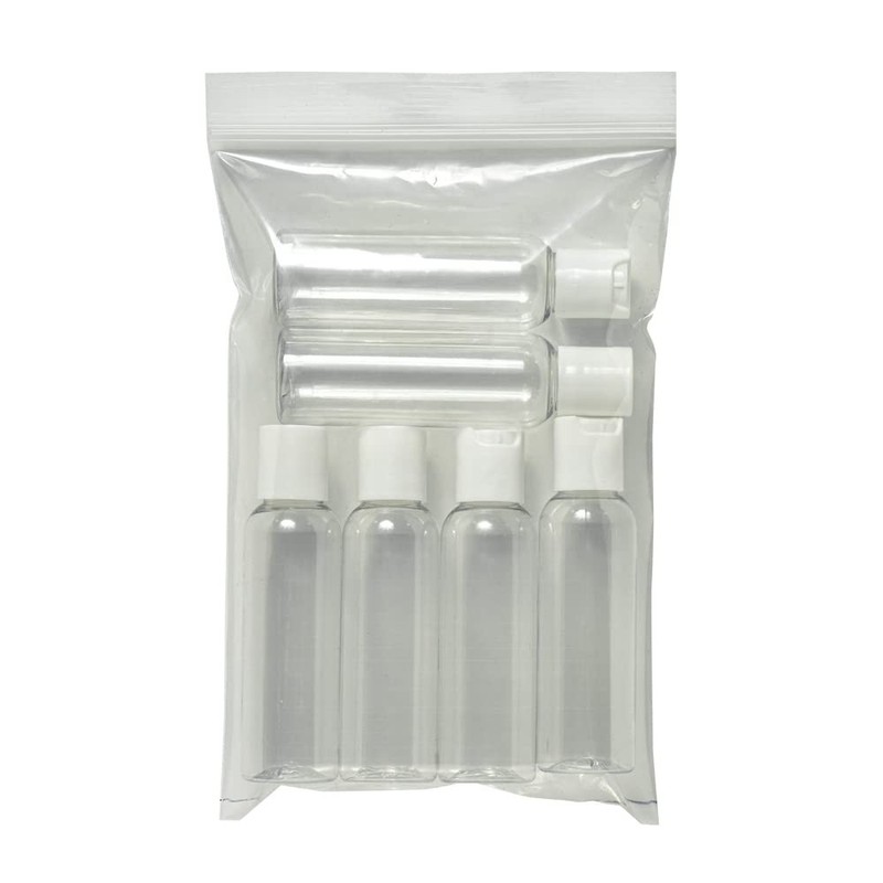 CFS Products 2oz Clear Plastic Empty Squeeze Bottles with 2 ounce, white gallery