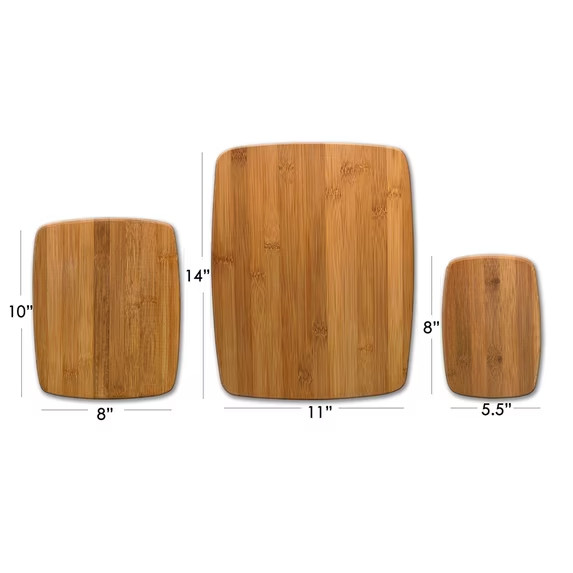 Farberware Classic 3-Piece Bamboo Cutting Board Set gallery