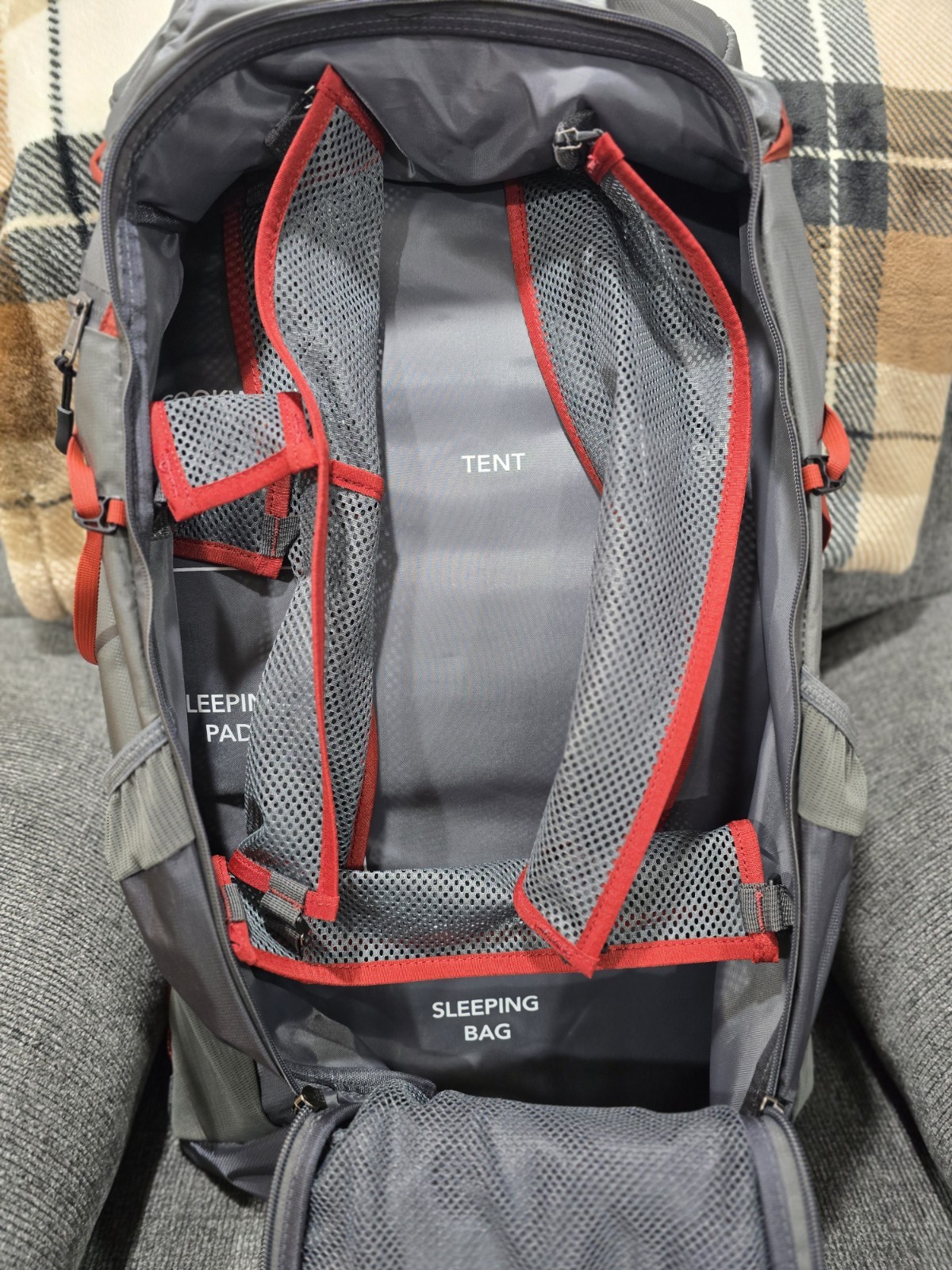 NZO Near Zero 50L Travel Backpack  With Hydration Compartment 3
