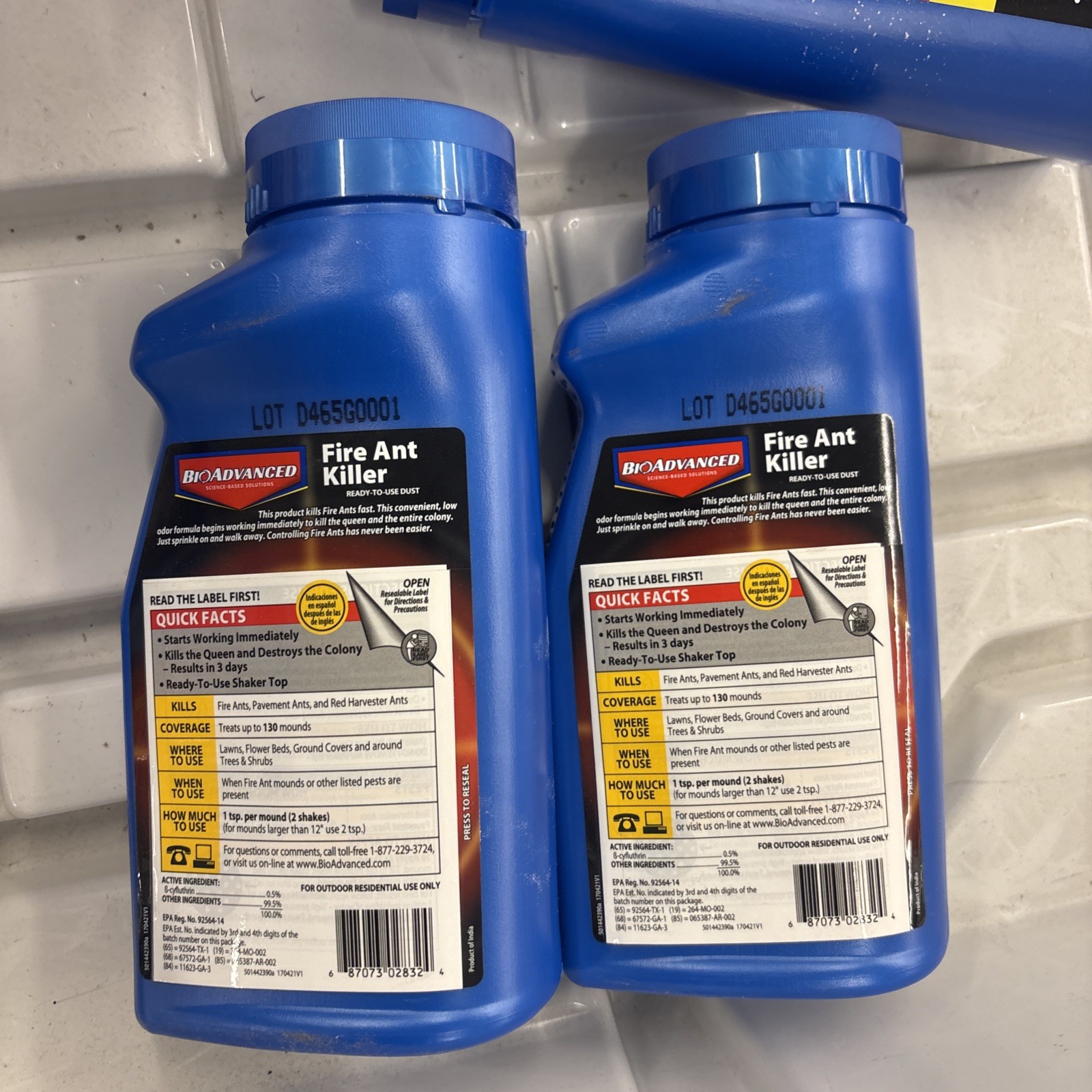 BioAdvanced Fire Ant Killer, Dust, 1 lb- 16 oz Free Shipping Pack of 2 gallery