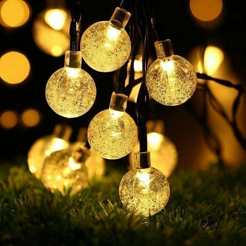50 LED 23Ft Outdoor Solar Powered String Lights for Patio Yard Porch Party Decor gallery