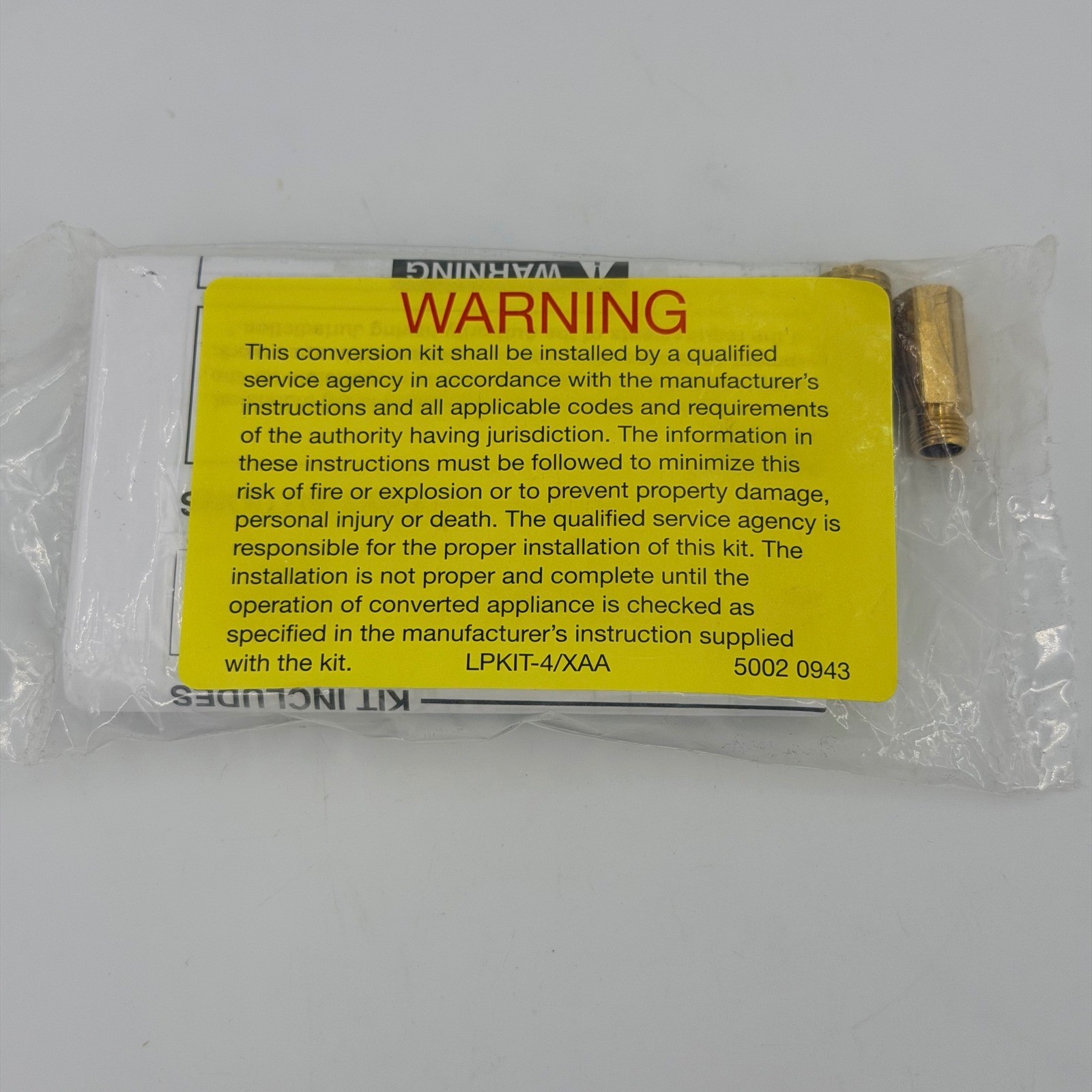 Samsung LP Conversion Kit Dryer N/A Brass New LPKIT-4/XAA 20KBTU Nat Gas to LP gallery