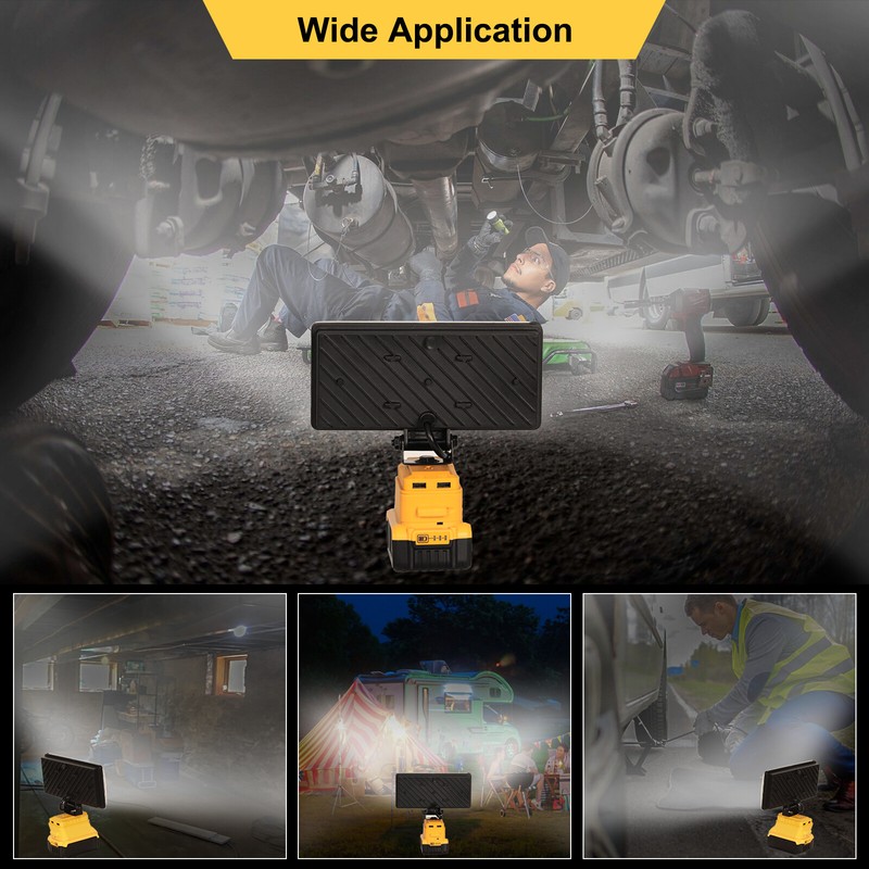 LED Work Light 2700LM Suitable For DeWalt 20V 60V MAX XR DCB205 Li-Ion Battery gallery