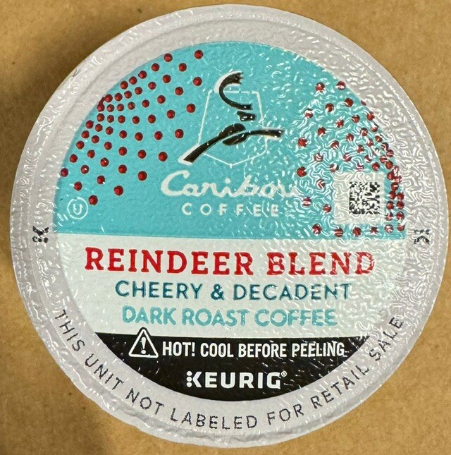 96/PACK CARIBOU REINDEER BLEND CHERRY & DECADENT DARK ROAST K CUPS BULK PACK gallery