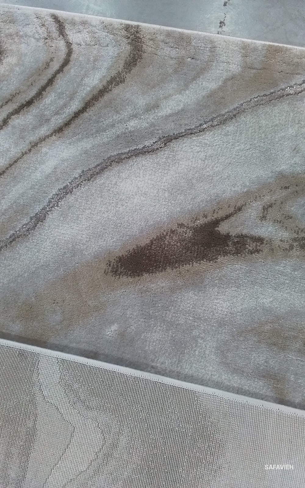 GOLD / GREY 6'-7" x 9'-0" Back Stain Rug, Reduced Price 1172792100 CFT819D-6 gallery