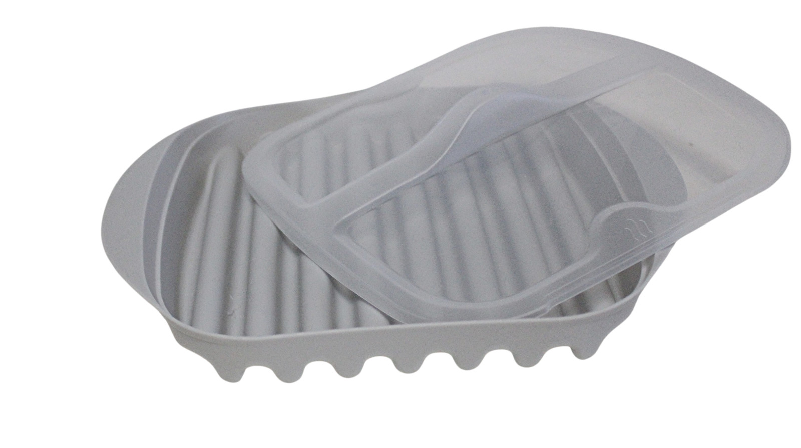 Microwave Bacon, Sausage Meat & Poultry Cooking Tray & Protective Splatter Lid gallery