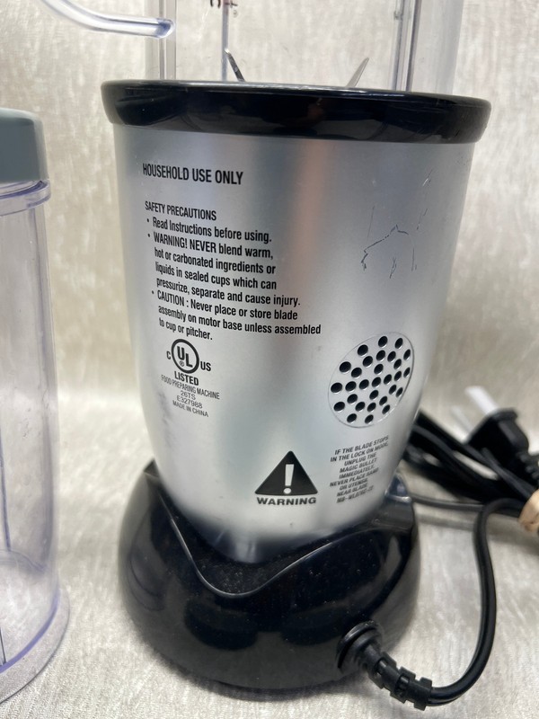 Magic Bullet MBR-1101 Single Speed Silver Jar Blender gallery