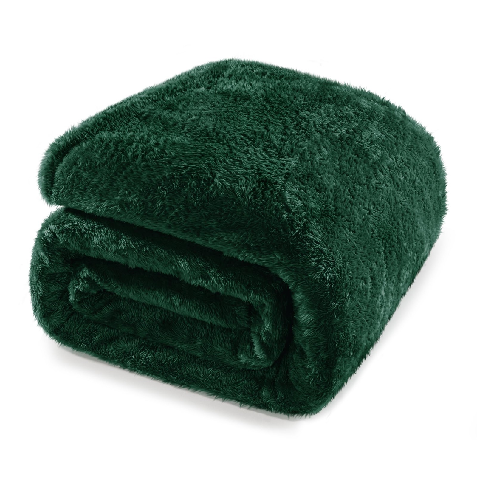60x80 Inch Emerald Green Twin Size Fleece Bed Blanket Lightweight gallery