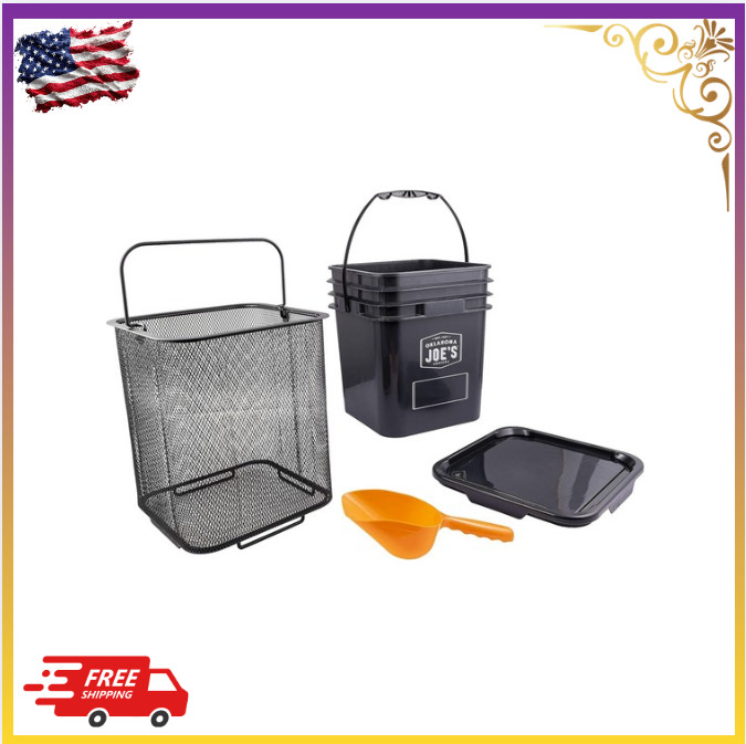 Pellet Bucket Kit Weatherproof 20lb Storage Scoop Filter 5159038W01 gallery