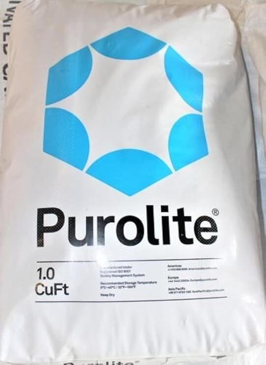 Purolite C-100E Cationic Resin Replacement for Water Softener 1 CuFt Bag Media gallery