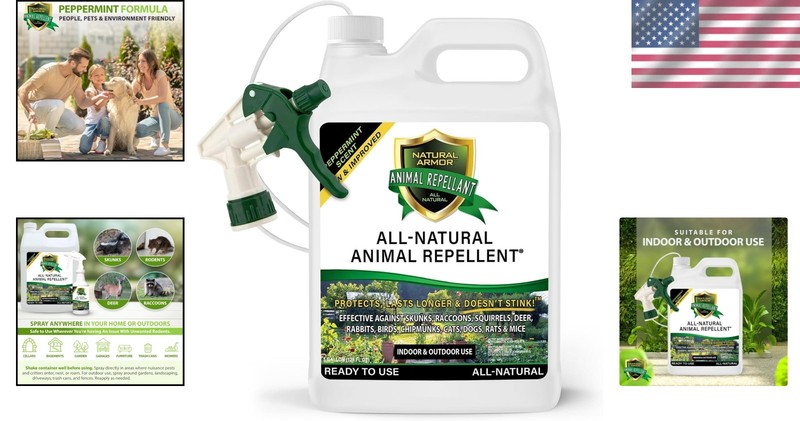 Indoor & Outdoor Pest Control Spray - 128 Oz Peppermint Formula for 90 Days gallery
