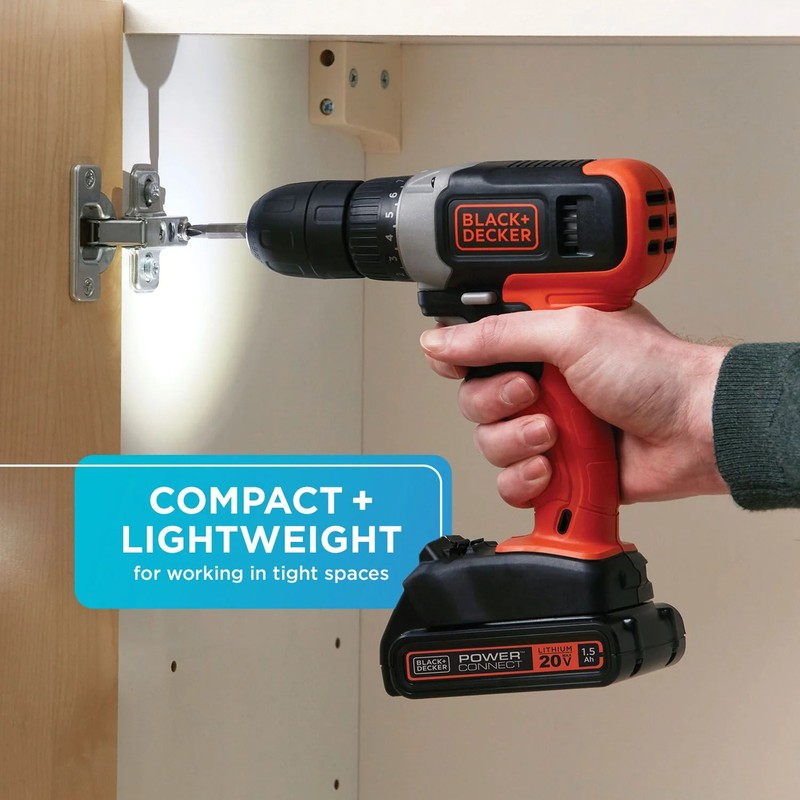 BLACK+DECKER 20V MAX* Cordless Drill - BCD702C1 gallery