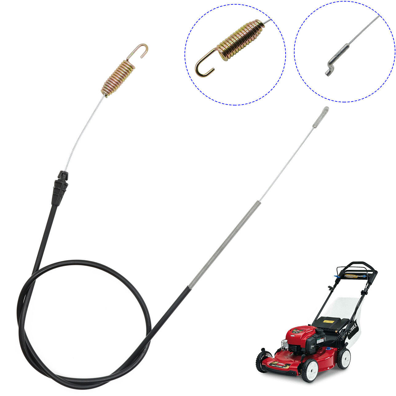 Personal Pace Recycler Traction Cable Fit Toro Self Propelled Mowers 105-1844 US gallery