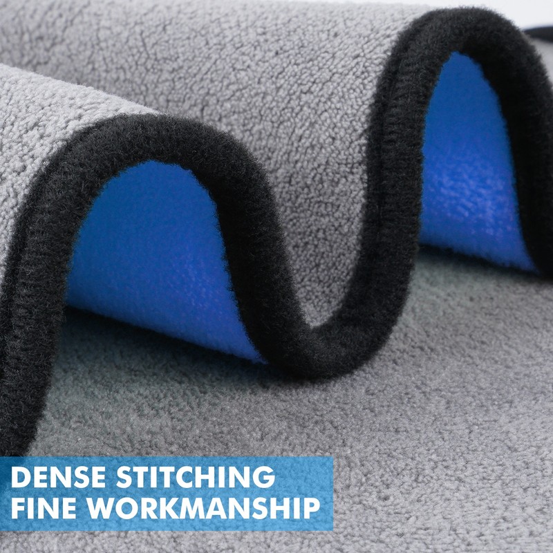 Microfiber Cleaning Cloth Towel Rag Car Polishing Detailing No-Scratch Set of 3 gallery