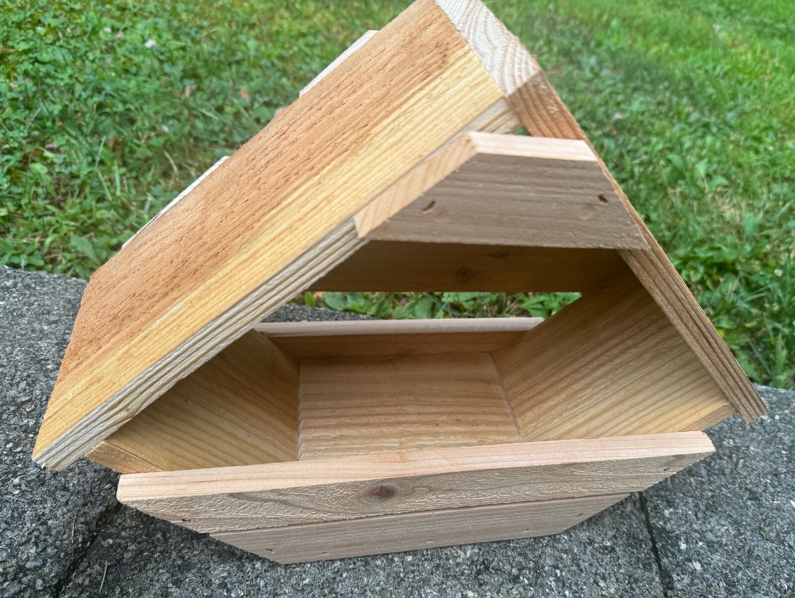 Dove Nesting Box Birdhouse Nest Cedar Wood Outdoor Bird House Mourning Doves gallery