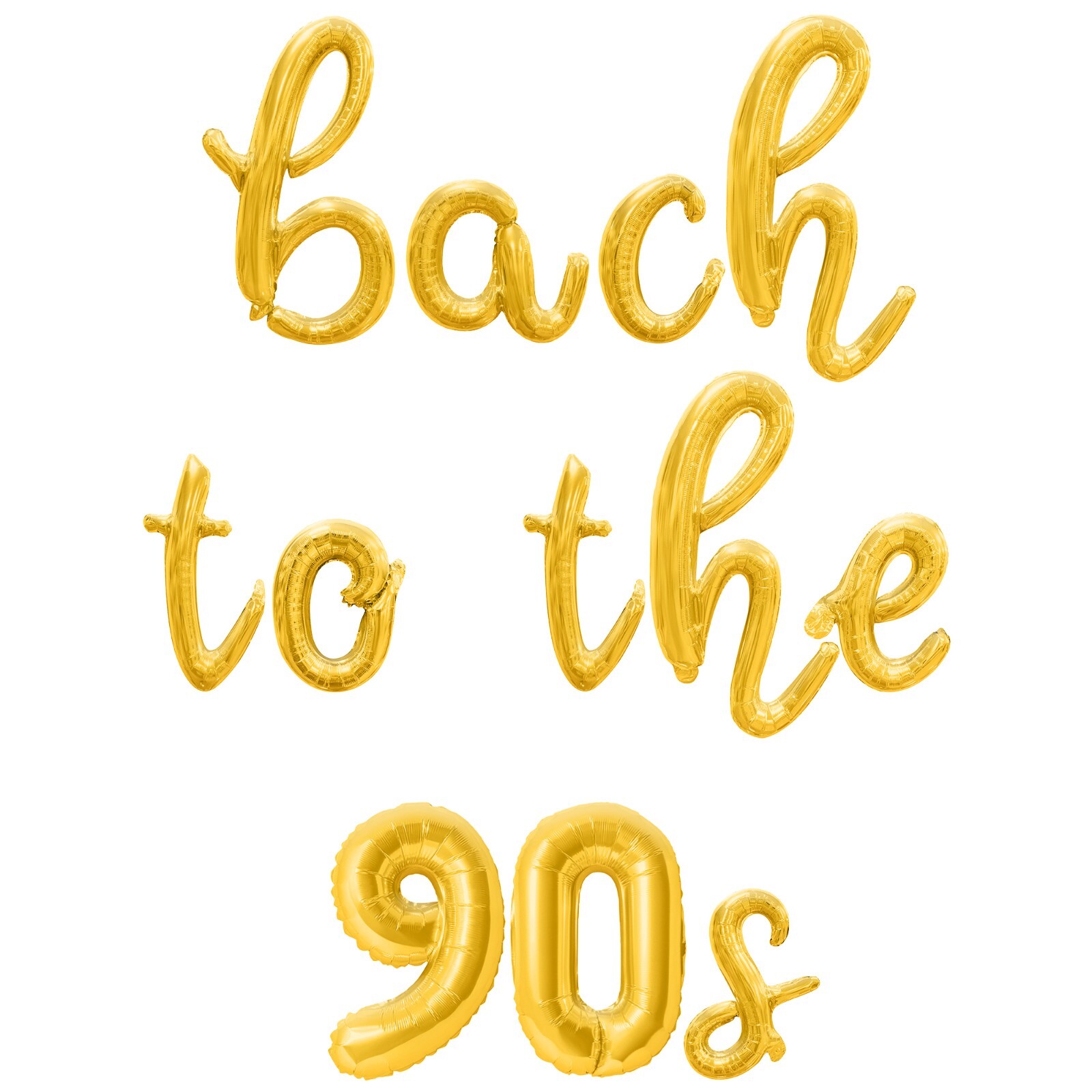 BACH TO THE 90S Cursive Letter Balloon Banner - Bachelorette Party Decorations gallery