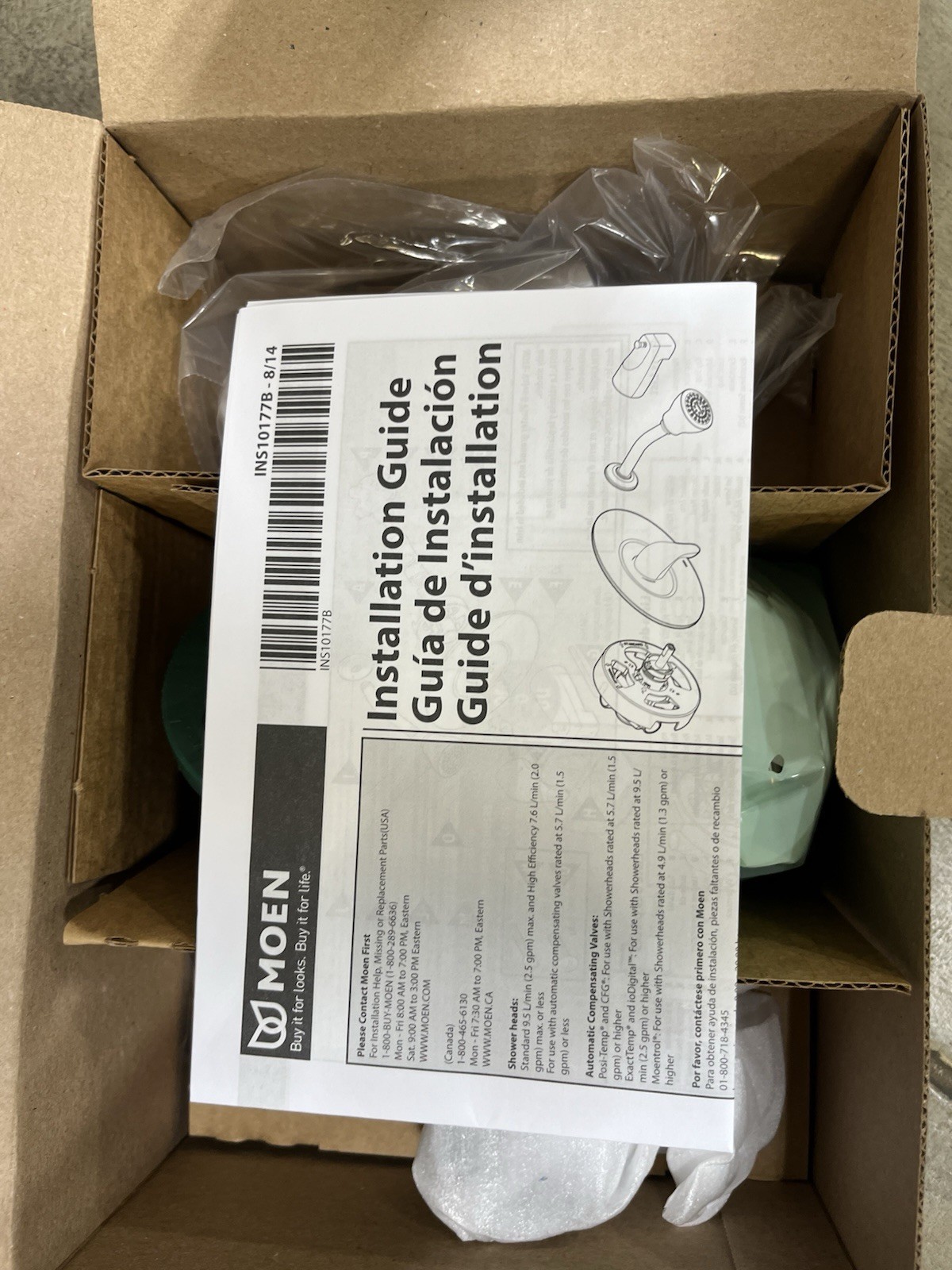 Moen Posi-Temp L2369EP Pressure Balanced Tub & Shower Trim Kit (Valve Included) gallery