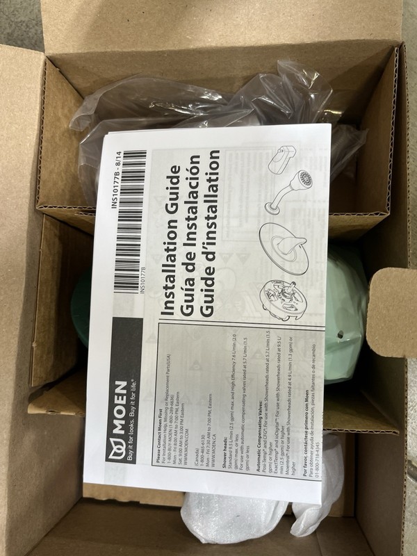 Moen Posi-Temp L2369EP Pressure Balanced Tub & Shower Trim Kit (Valve Included) gallery