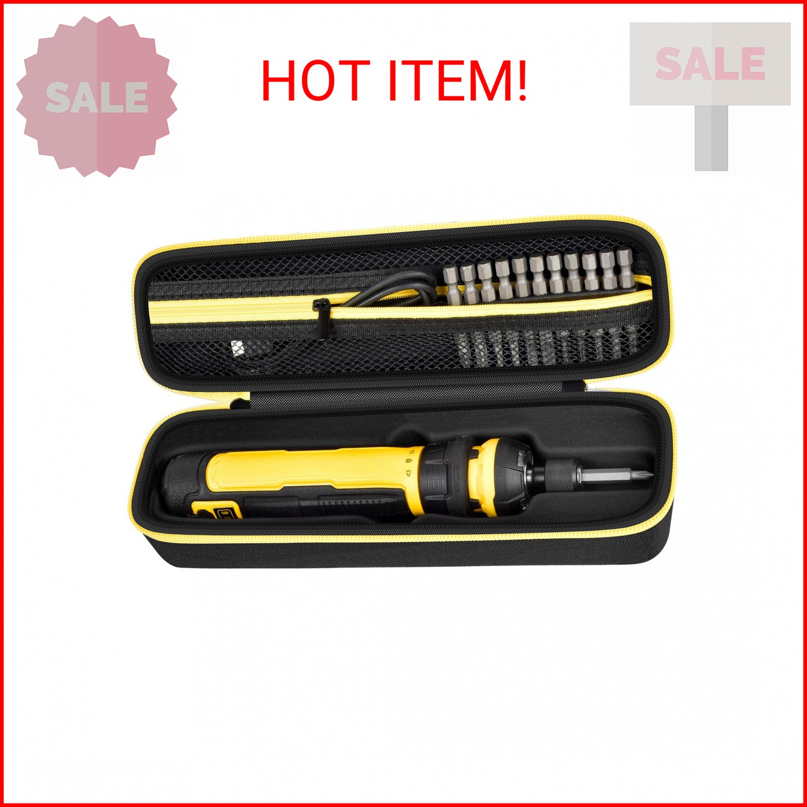 Electric Screwdriver Set Case for DEWALT Cordless Screwdriver (DWHT66719) and Sc gallery