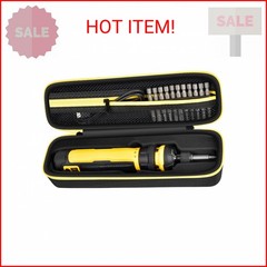 Electric Screwdriver Set Case for DEWALT Cordless Screwdriver (DWHT66719) and Sc