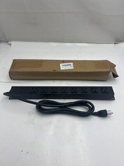 Relocatable Power Tap 8-Outlet Black Max Load 15A 125VAC 1875W 60Hz