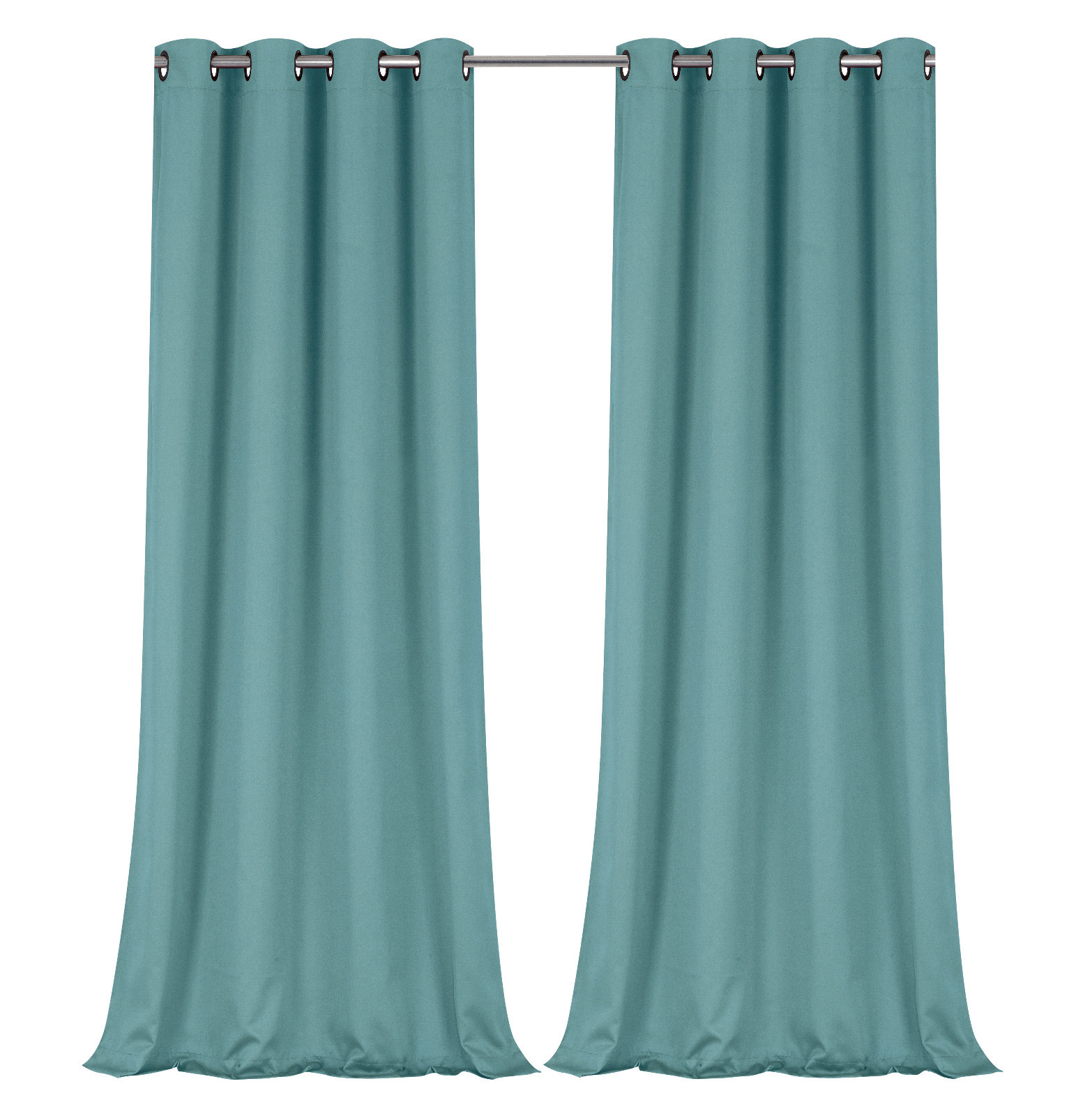 2 Pack: 100% Hotel Blackout Thermal Insulated Grommet Curtains - Assorted Colors gallery