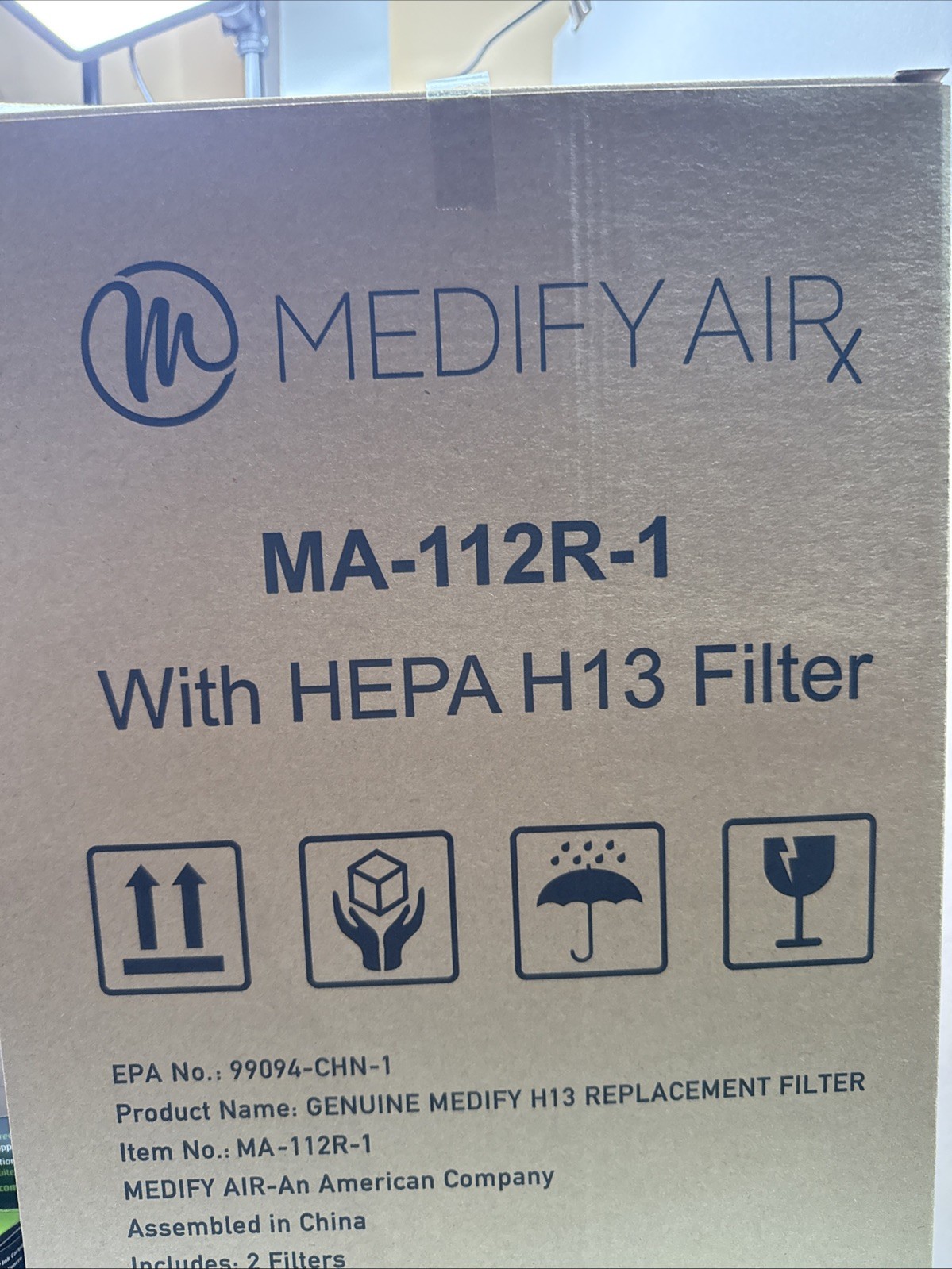 NEW! Medify Air MA-112 Replacement Filter Set True HEPA H-13 (Two-Pack) gallery