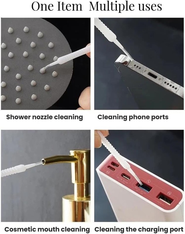 Shower Head Cleaning Brush, Tiny Hole Cleaner for Shower Nozzle, Anti-Clogging gallery