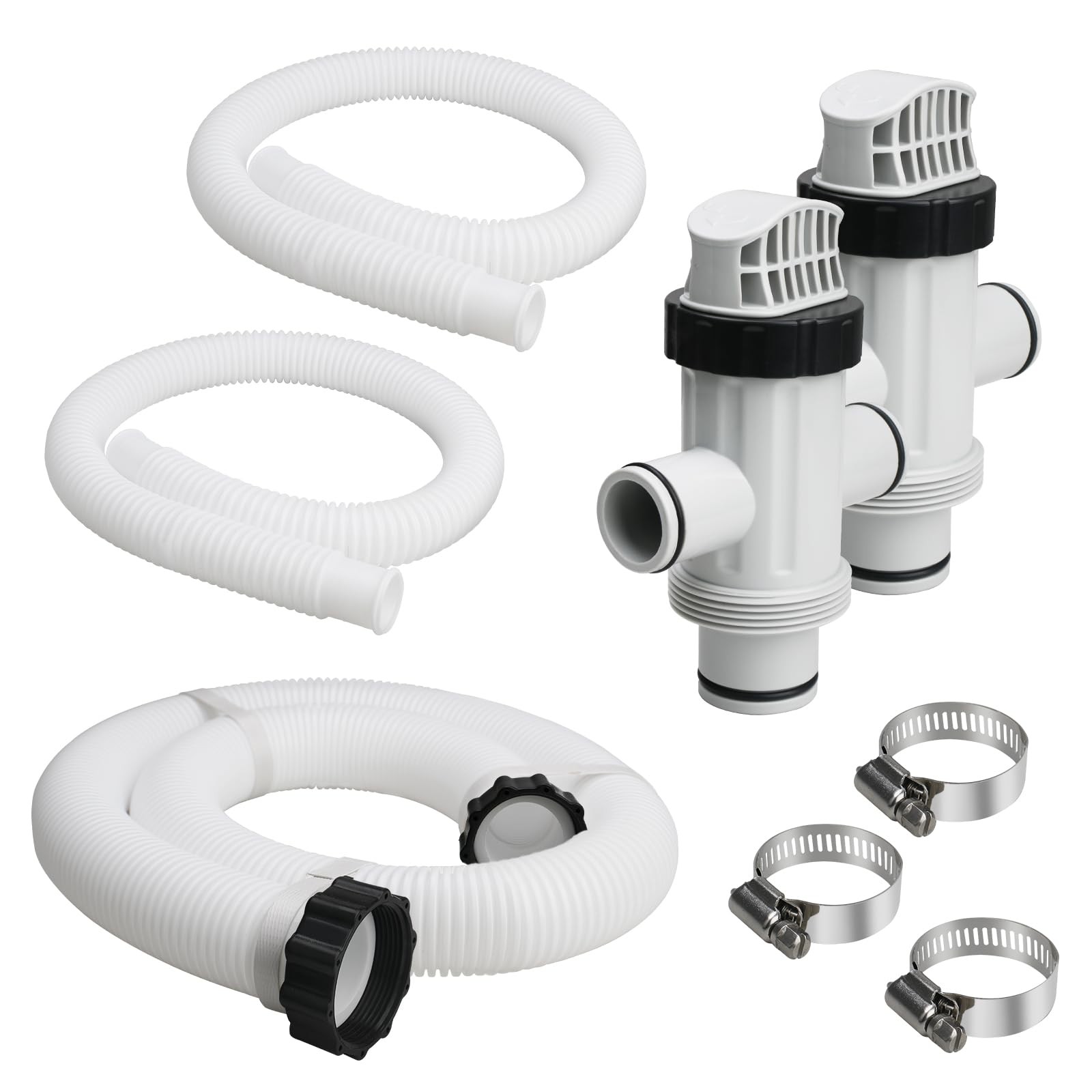 Pool Hoses for Intex Above Ground and Pump, 59 inches, Gray gallery