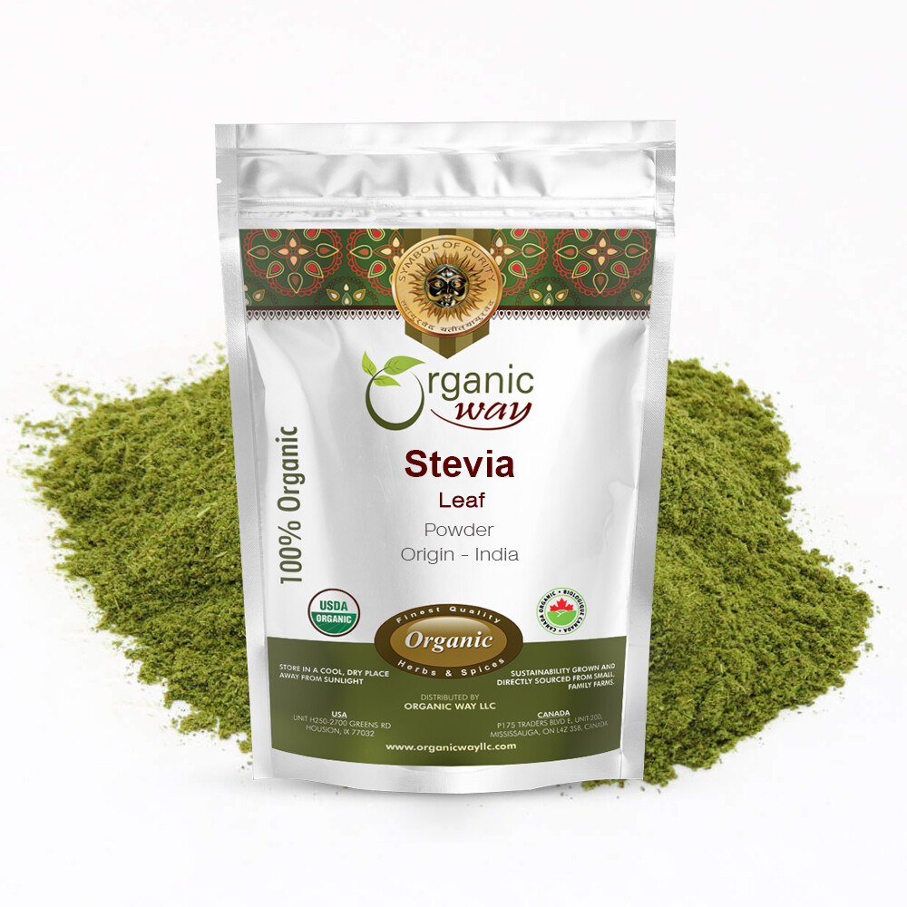 Organic Way Stevia Leaf Extract Powder - Organic, Kosher & USDA Certified gallery