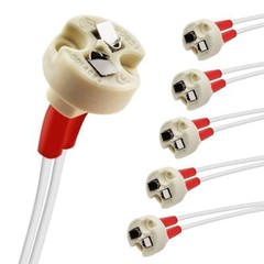 6pcs Mini Bi-Pin Socket Holder for Light Bulbs with Base GU5.3, G4, MR11, MR16