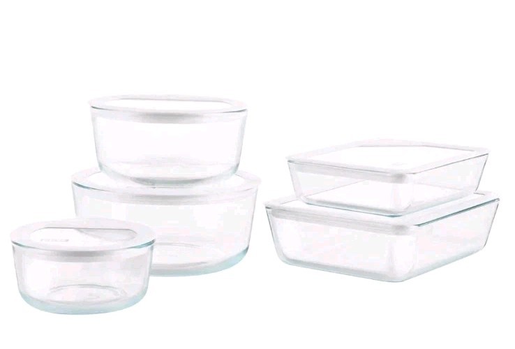 Pyrex 10-piece Ultimate Glass Food Storage Set gallery