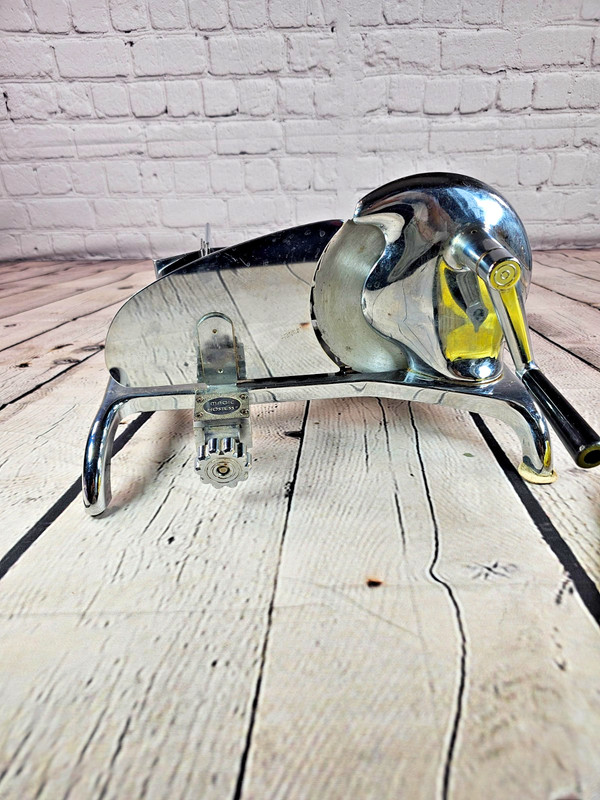 VTG 1940's Magic Hostess Manual Bread Meat Slicer Hand Crank USA Adjustable gallery