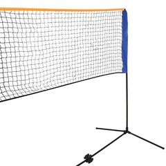 Badminton Net Height Adjustable Portable Tennis Volleyball Net with Stand Frame