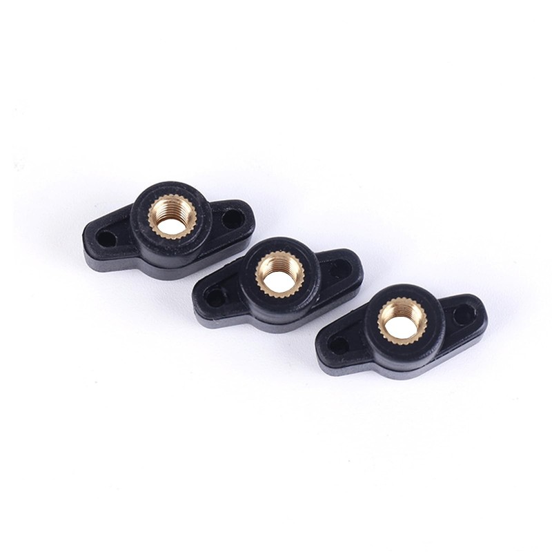 10 PCS 1/4-20 Inch Wing Knobs Through Hole T Knobs Hand Screw Nut Plastic gallery