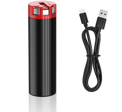 2 Pack 4V 3.5Ah Red Lithium USB Battery Replacement for Milwaukee Headlamp/Flash
