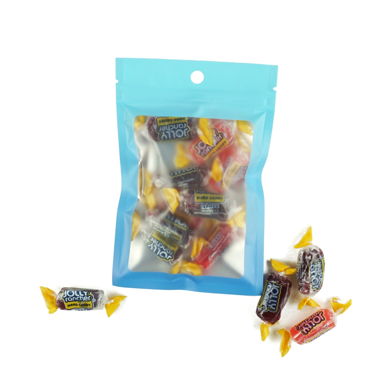 100/200/500 Gradient Blue Window Flat Resealable QuickQlick Bags with Hang Hole gallery