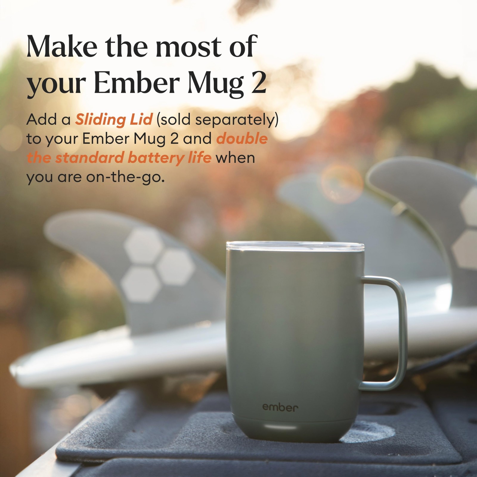 Smart Mug 14oz Temperature Control App Controlled Heated Rechargeable Ember gallery