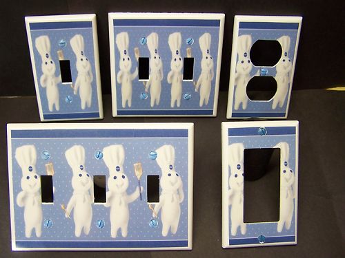 DOUGHBOY #M2 LIGHT SWITCH COVER PLATE OR OUTLET COVER U PICK PLATE SIZE gallery