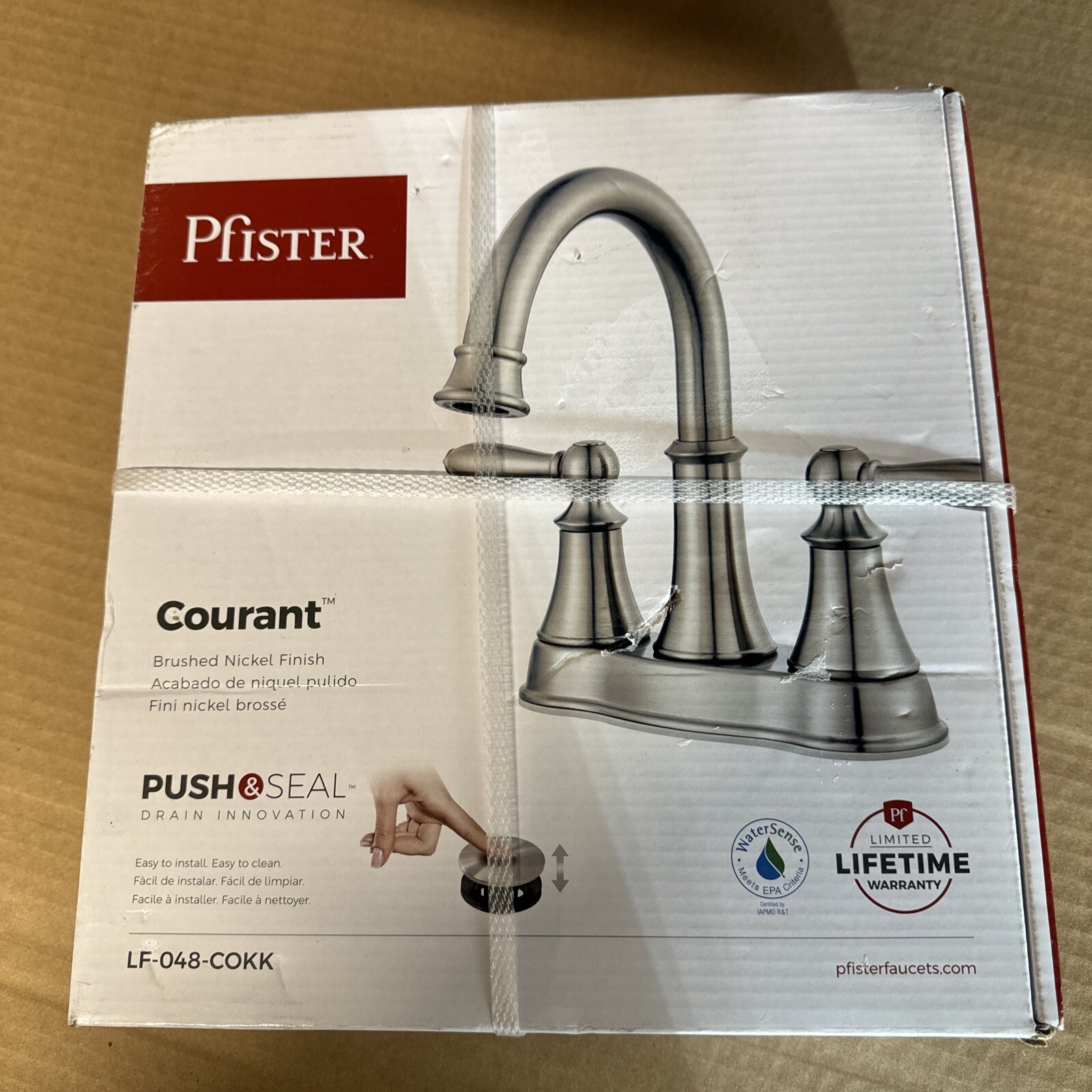 Pfister Courant Bathroom Faucet - Silver (LF-048-COKK) gallery