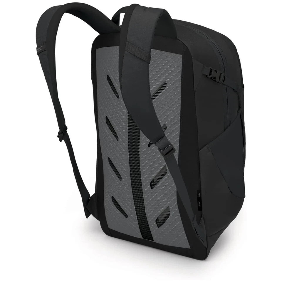 Osprey Axis Backpack , all Black Authentic Laptop commuter pack NWT *NO LOGOS* 5